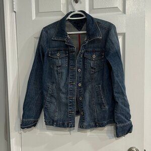 Tommy Hilfiger Women's Denim Blue Jacket - Size L